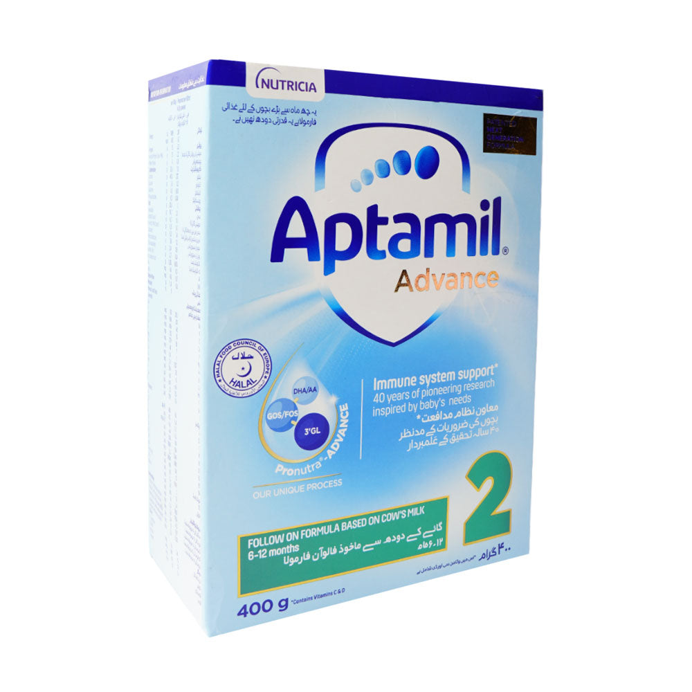 APTAMIL ADVANCE 2 MILK 400 GM SOFT PACK