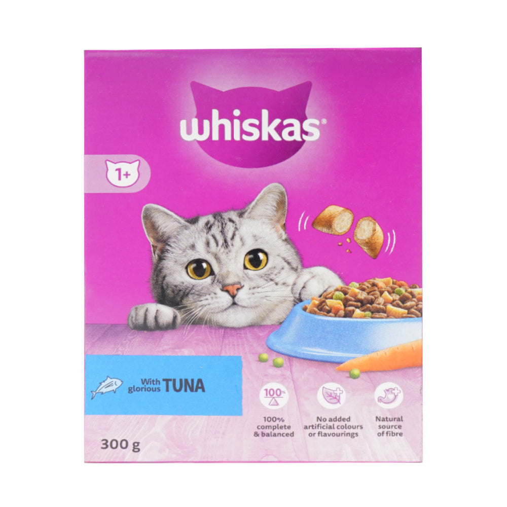 WHISKAS CAT FOOD TUNA 1+YEAR 300 GM