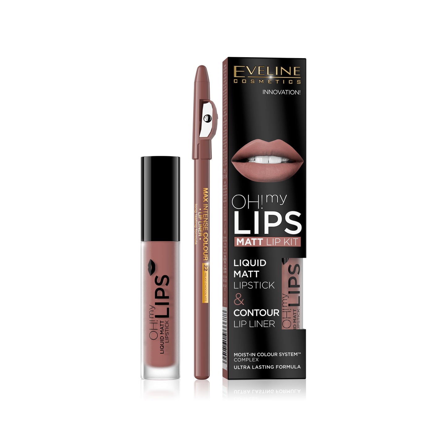EVELINE OH! MY LIPS MILKY CHOCOLATE 02