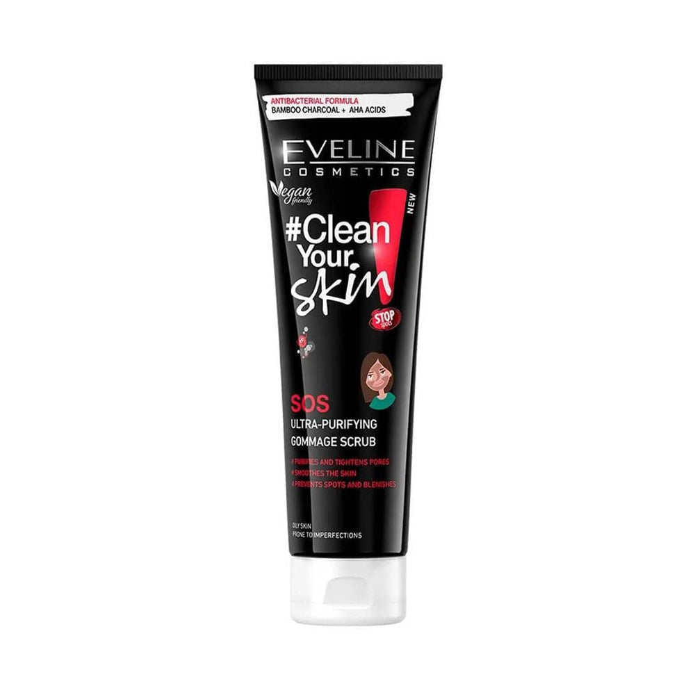 EVELINE CLEAN YOUR SKIN ULTRA PURIFYING GOMMAGE SCRUB 100ML