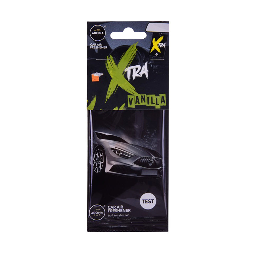 AROMA CAR XTRA CAR AIR FRESHENER VANILLA