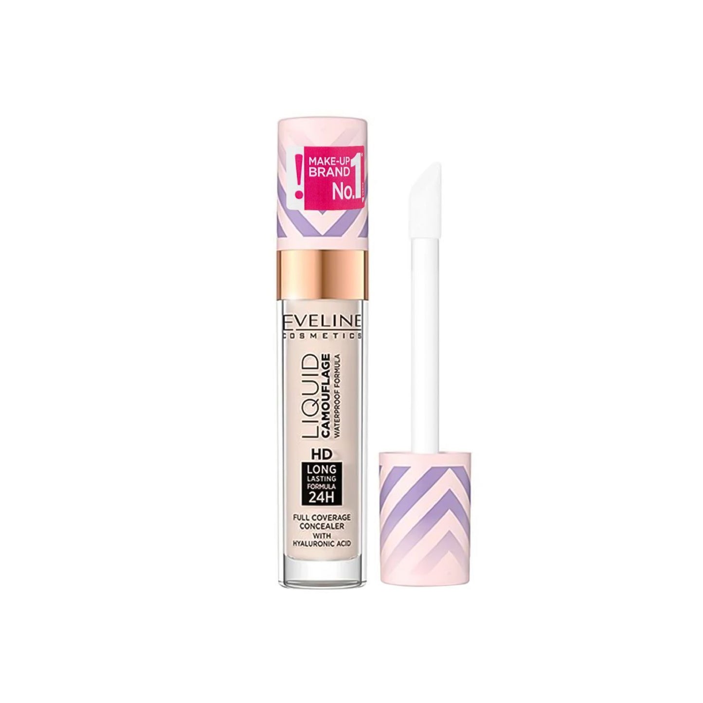 EVELINE LIQUID CAMOUFLAGE WATERPROOF FORMULA 01 LIGHT PORCEL