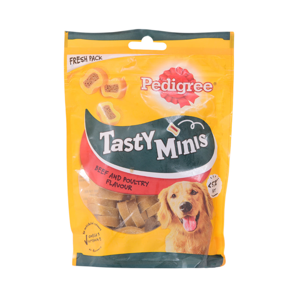 PEDIGREE DOG FOOD CHEWY SLICES WITH BEEF 155 GM BASIC