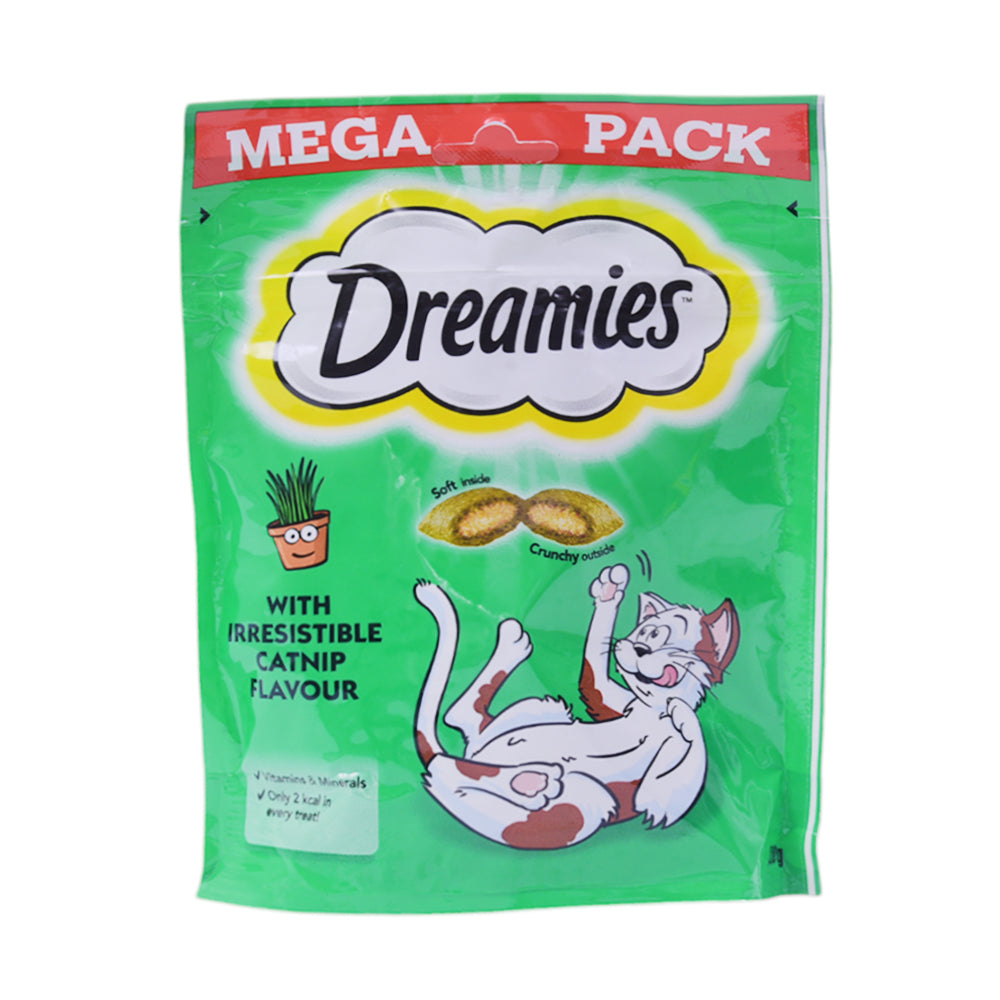 DREAMIES CAT FOOD WITH IRRESISTIBLE CATNIP 200 GM