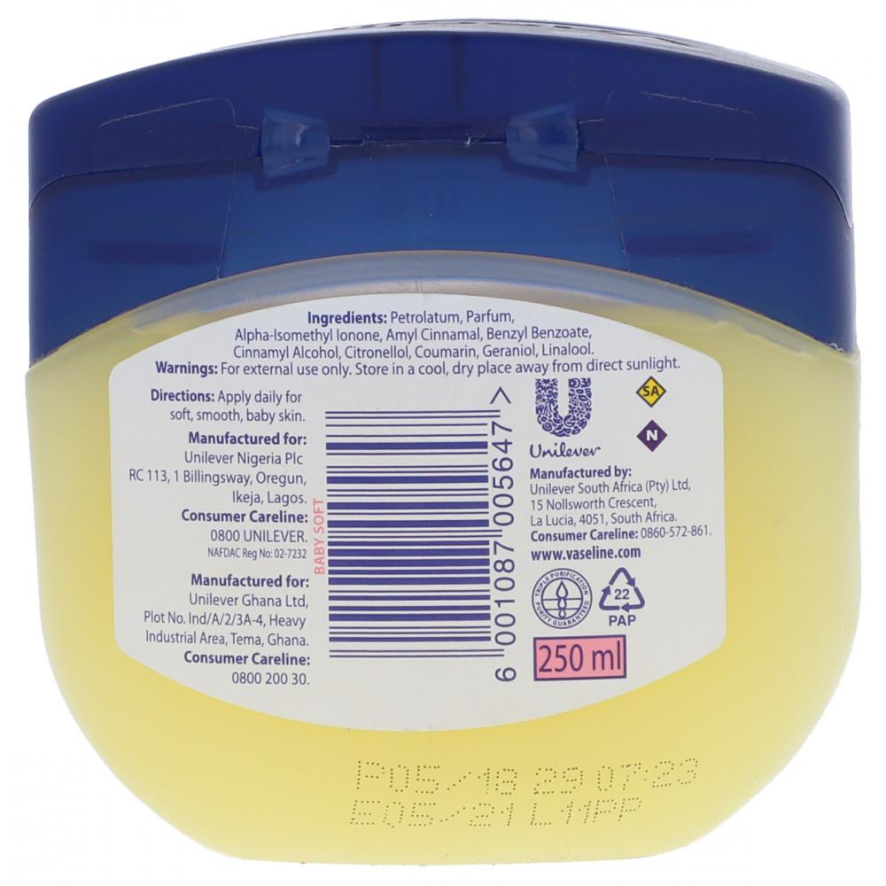 VASELINE BLUE SEAL PROTECTIVE JELLY BABY GENTLE 250 ML