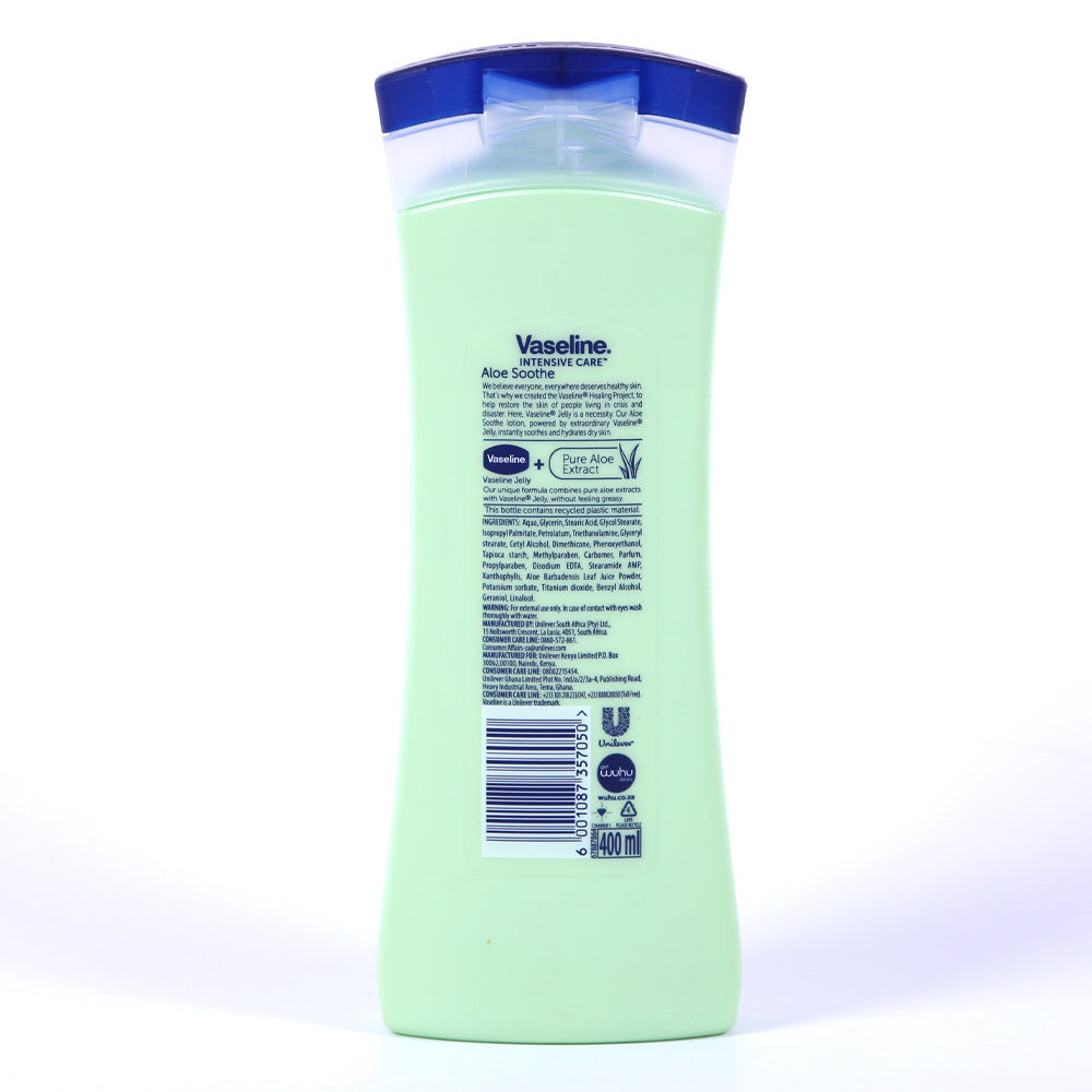 VASELINE LOTION INTENSIVE CARE ALOE SOOTHE 400 ML