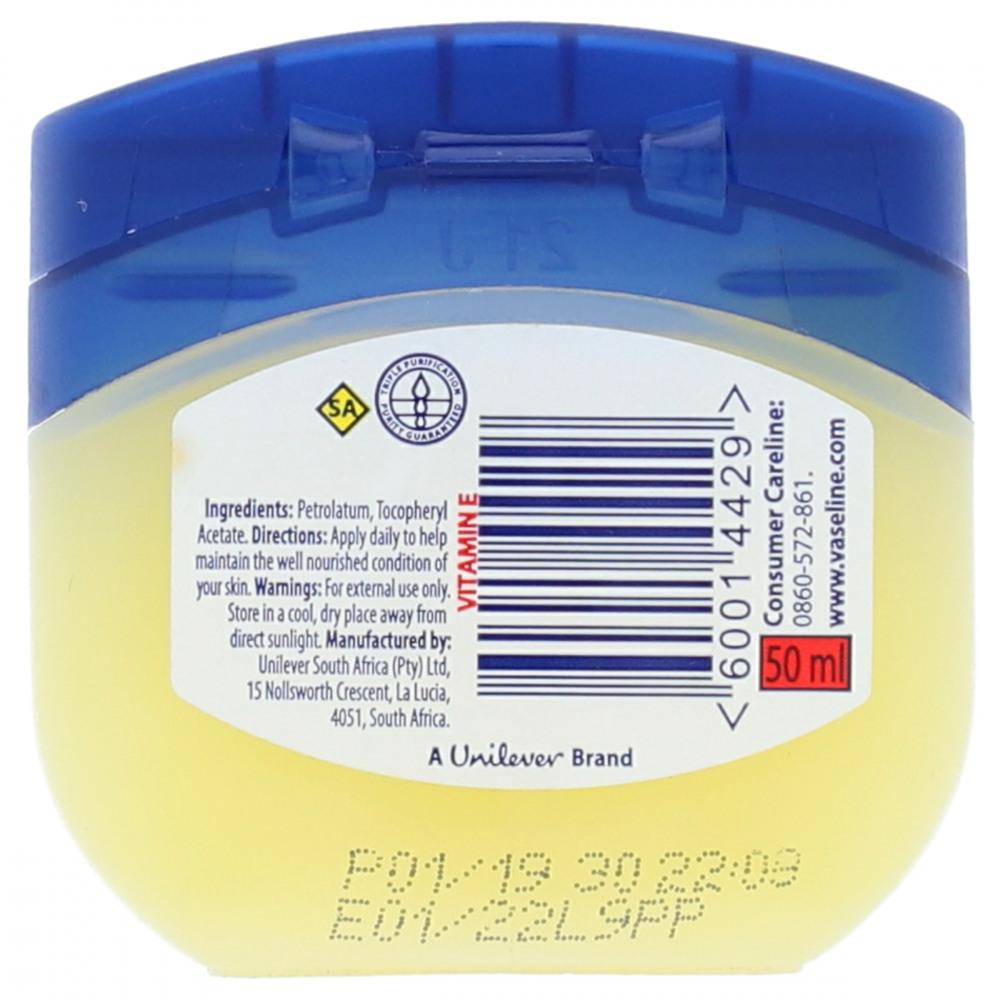 VASELINE BLUE SEAL JELLY NOURISHING SKIN VITAMIN E 50 ML