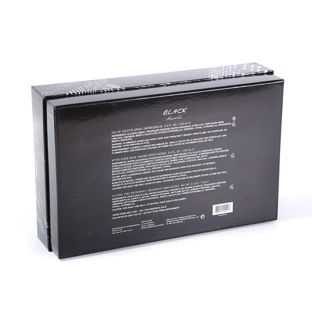KENNETH COLE BLACK FOR MEN 3PC GIFT SET