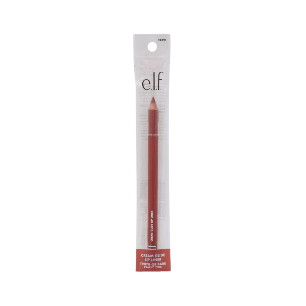 ELF CREAM GLIDE LIP LINER TRUTH OR DARE PEACHY PINK 1G