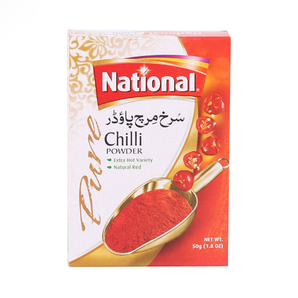 NATIONAL CHILLI POWDER 50GM AlFatah