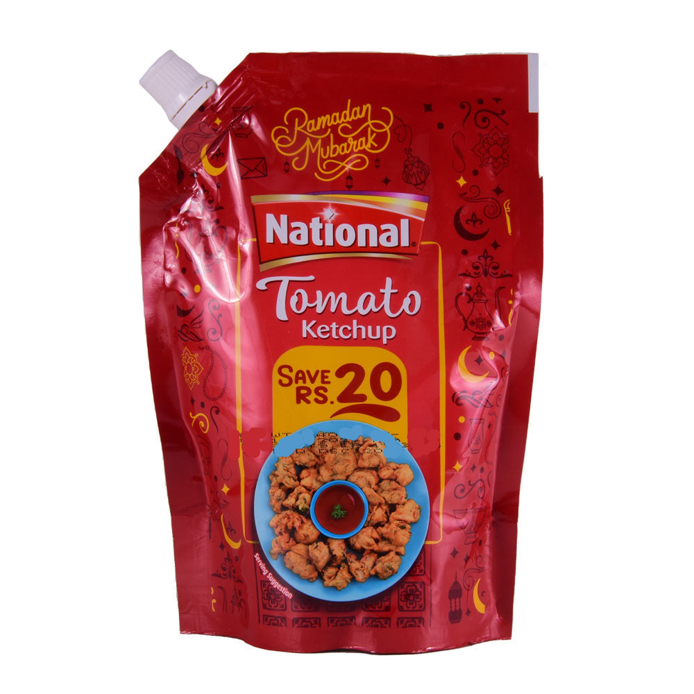 NATIONAL TOMATO KETCHUP CP POUCH 400 GM