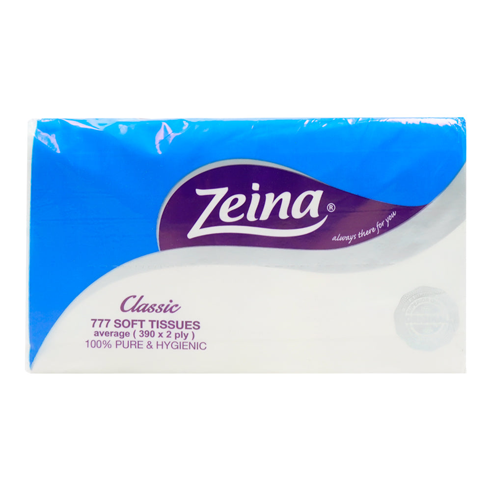 ZEINA 777 SOFT TISSUE PURE & HYGIENIC 2 PLY 390 SHEETS