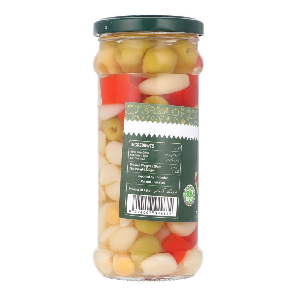 DEW DROP PICKLE GARLIC SALAD 370 GM