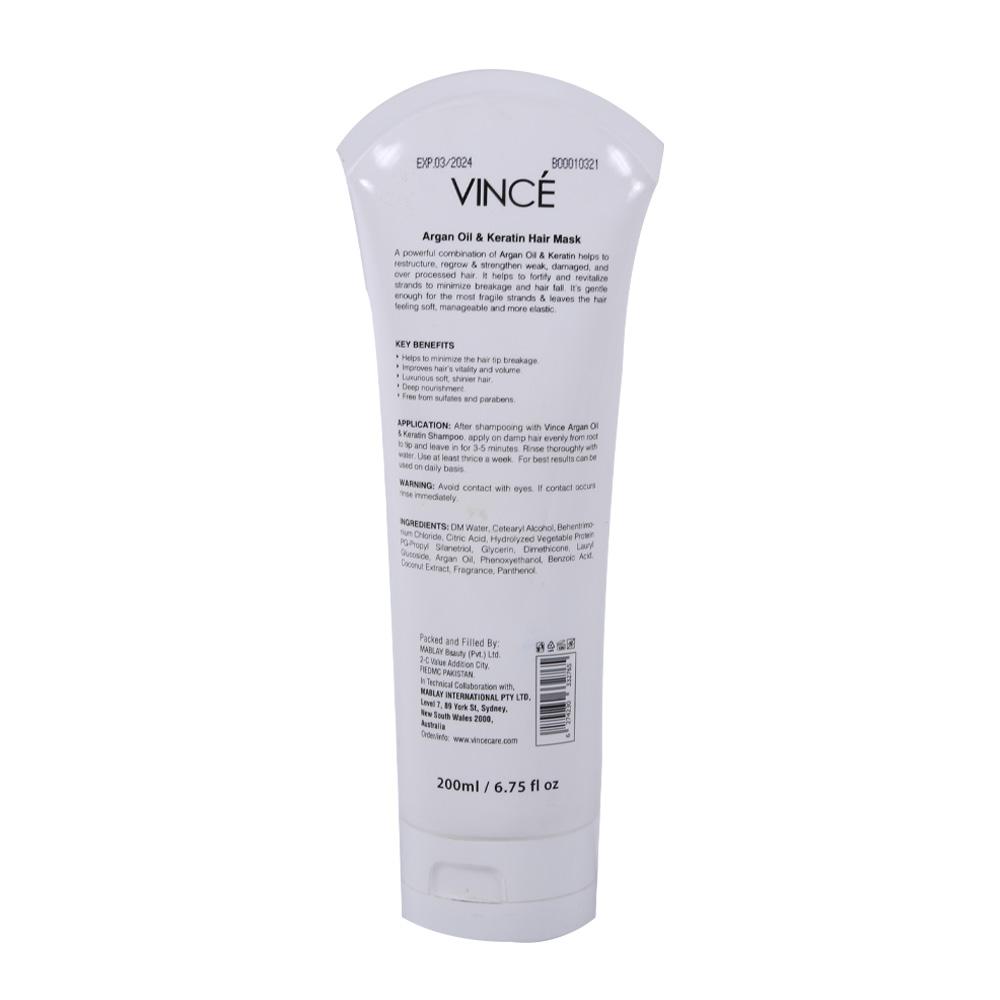 VINCE ARGAN OIL & KERATIN MASK 200ML