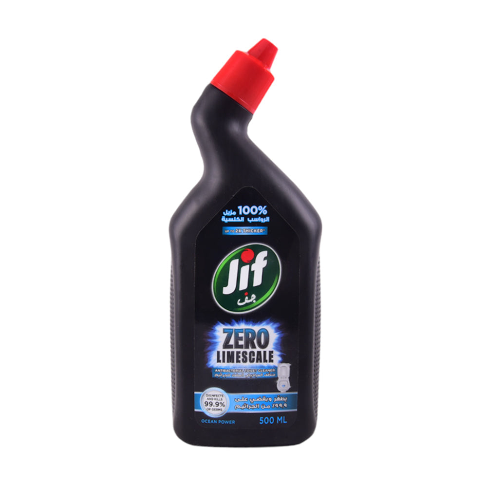 JIF TOILET CHLEANER ZERO LIMESCALE OCEAN POWDER 500 ML