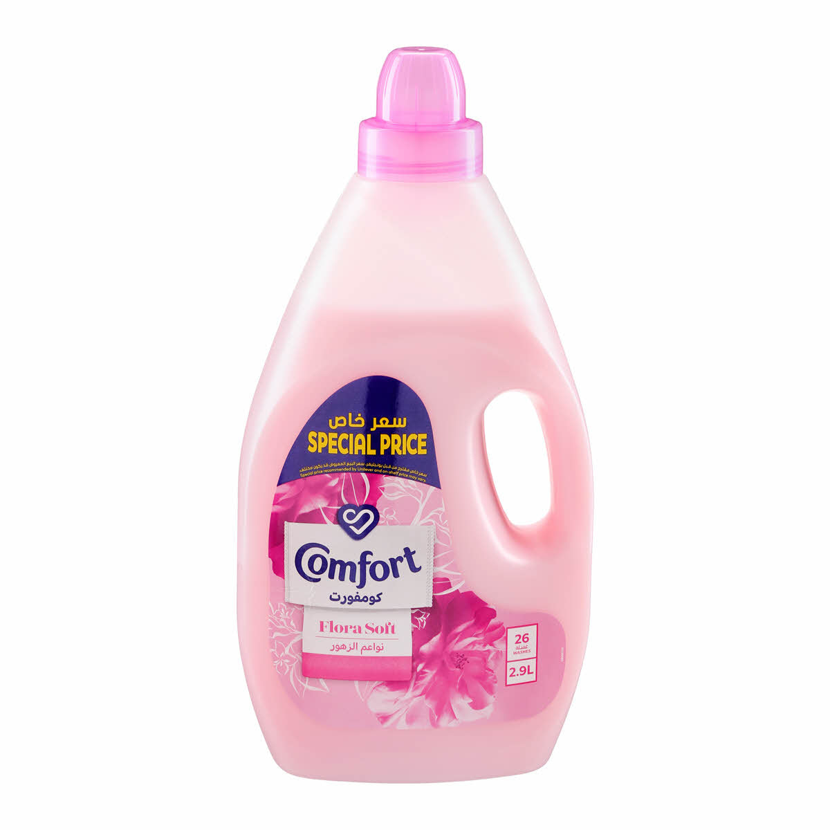 COMFORT FABRIC SOFTNER FLORA SOFT 26 WASHES 2.9 LTR