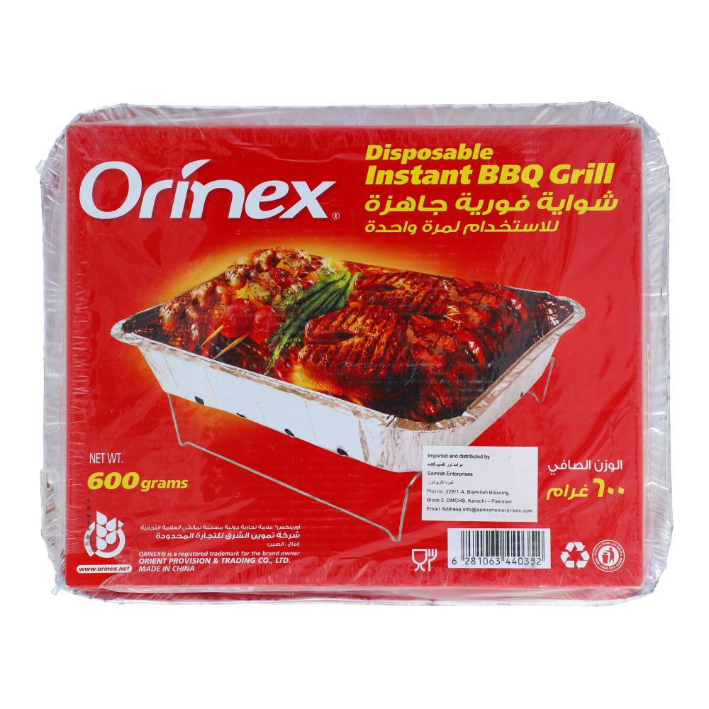 ORINEX DISPOSABLE INSTANT BBQ GRILL 600 GM