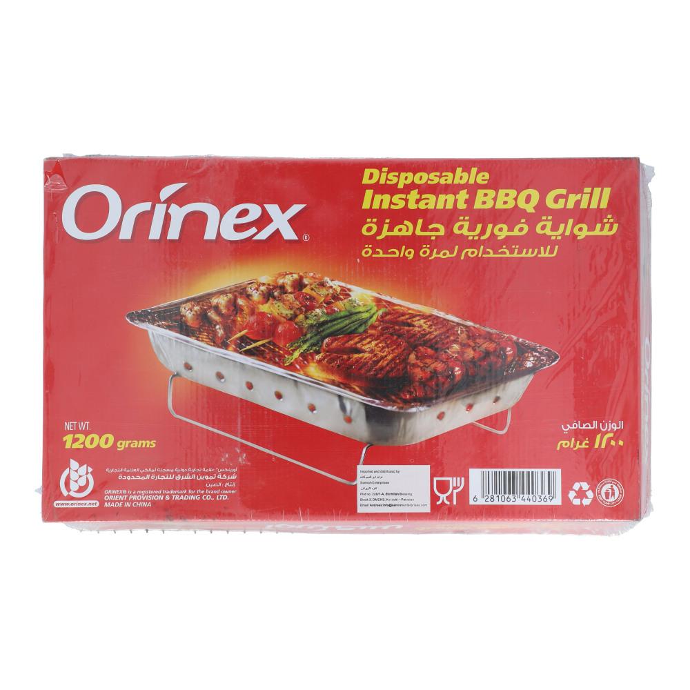 ORINEX DISPOSABLE INSTANT BBQ GRILL 1200 GM