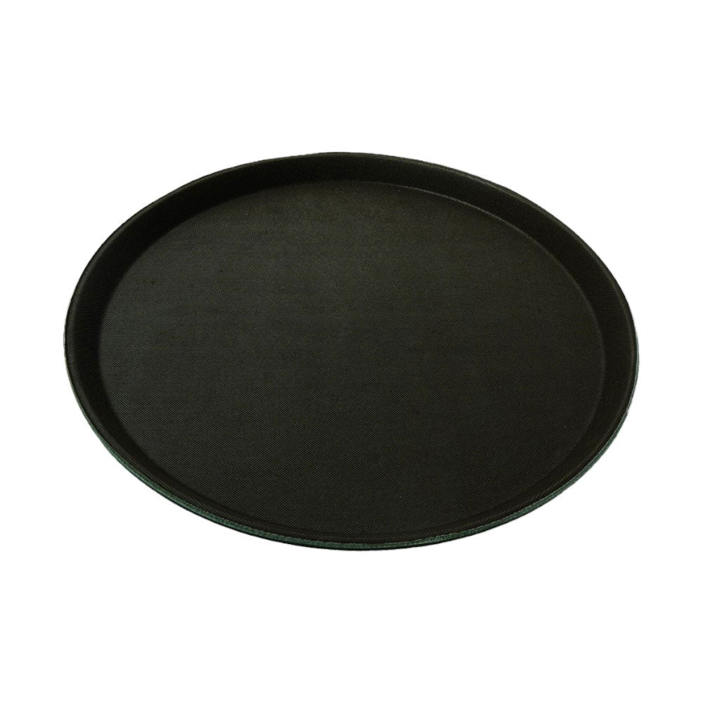 TRAY NON SLIP ROUND BROWN C2013444