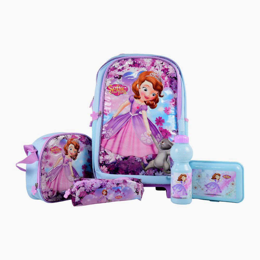 SFDT2291-18 SIMBA SOFIA SCHOOL BAG SET 5IN1 D