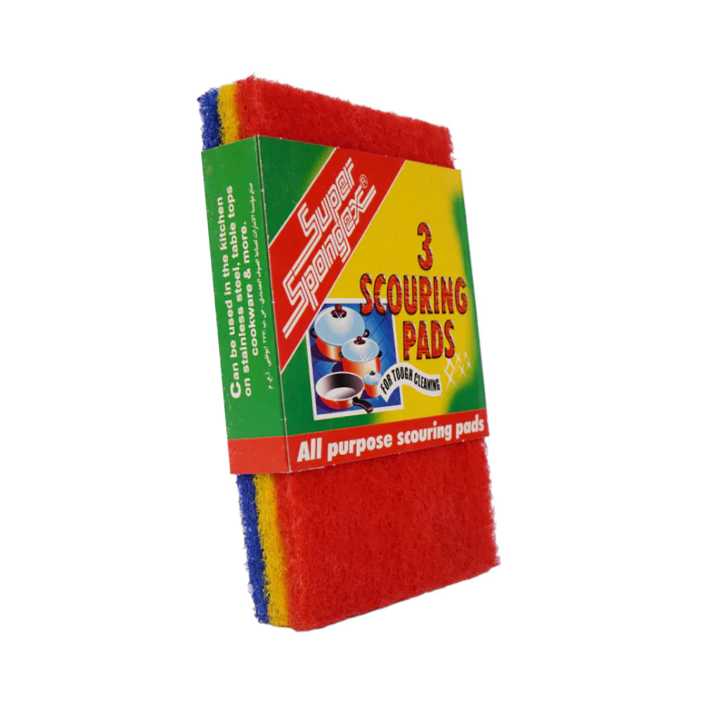 SUPER SPONGE 3 SCOURING PADS NO.75