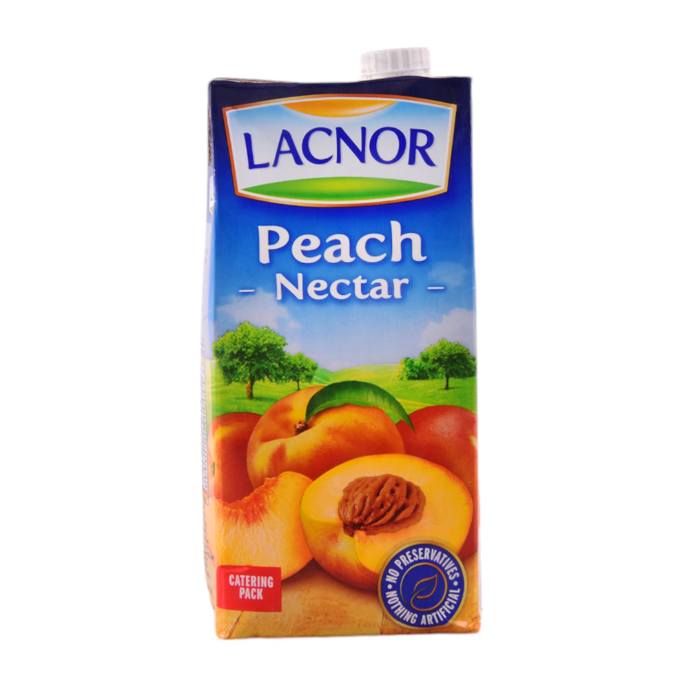 LACNOR ESSENTIALS JUICE PEACH NECTAR 1LTR
