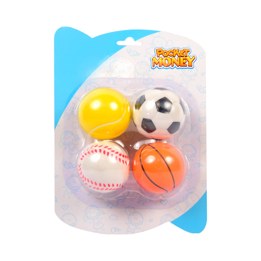 CRP1213 KIDZPRO POCKET MONEY SOFT BALL 4PC