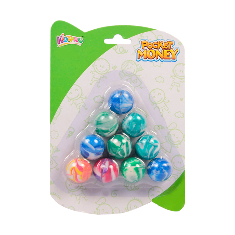 CRP1204 KIDZPRO POCKET MONEY BOUNCING BALL 10PC