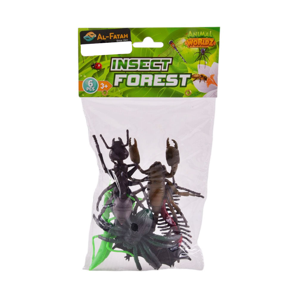 2041B POWER JOY ANIMAL WORLD INSECT FOREST 6PC