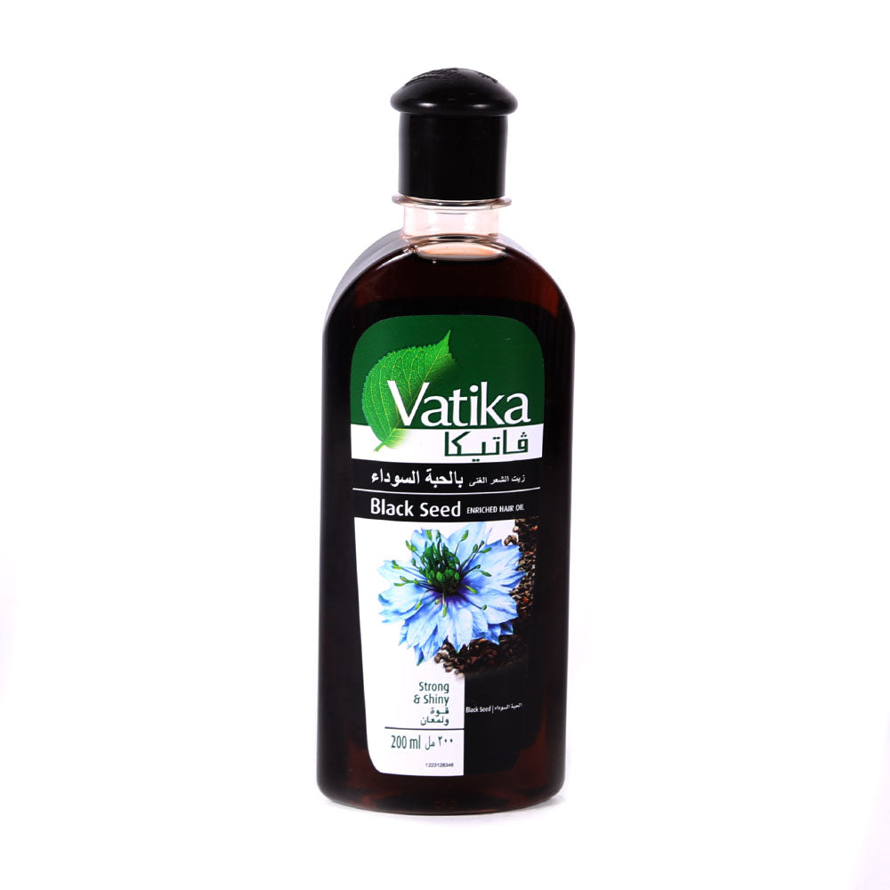 Shampoing Nigelle Vatika Black Seed Dabur - Lot De 4 X 200 Ml - Neuf - Origine UAE
