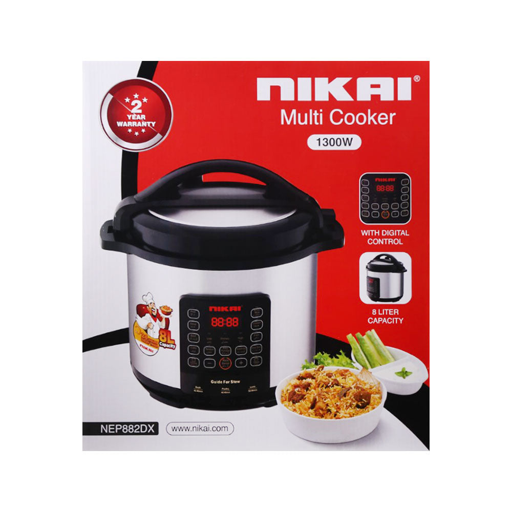 NIKAI PRESSURE COOKER ELECTRIC NEP882DX