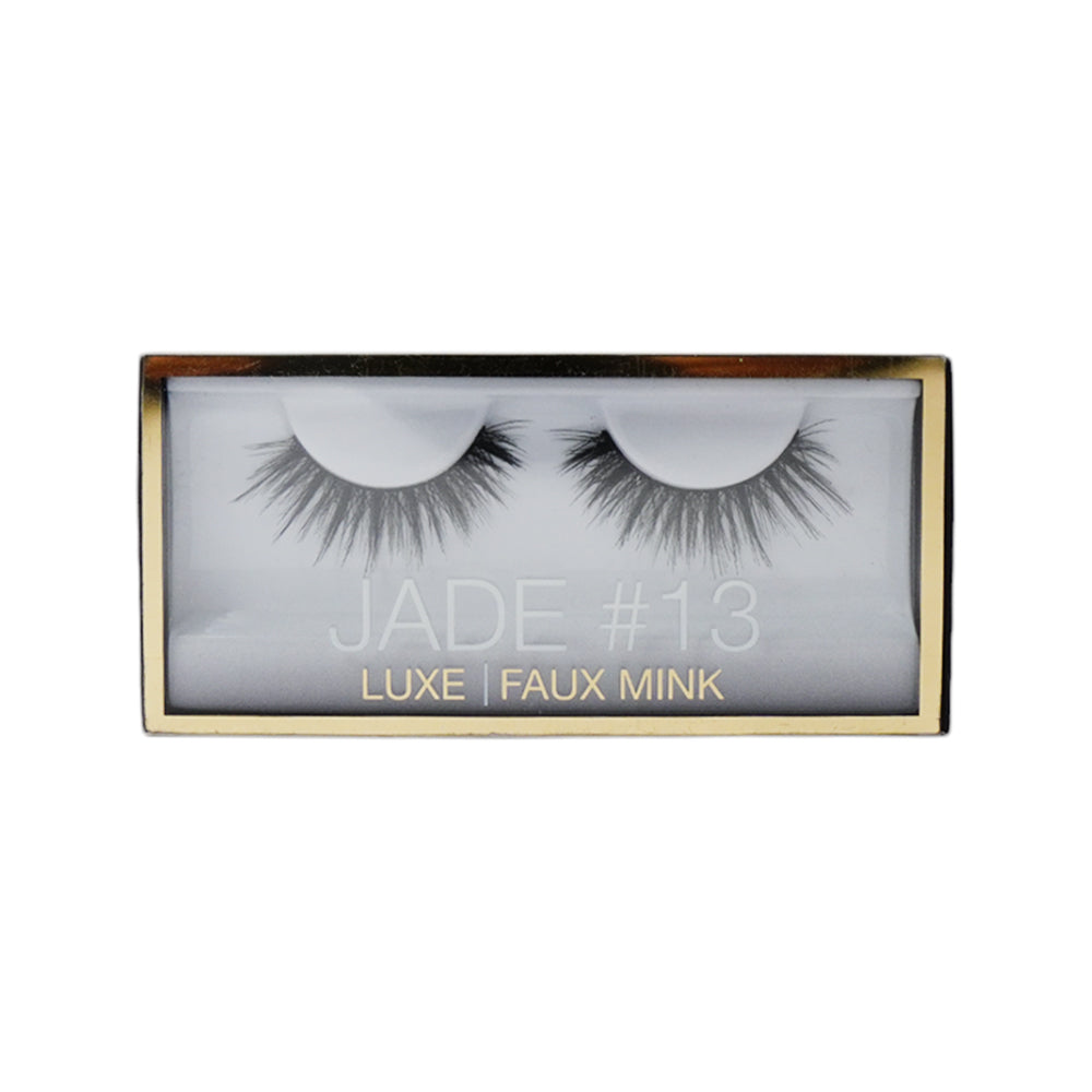 HUDA BEAUTY BEAUTY FAUX MINK LASHIES JADE # 13 PC