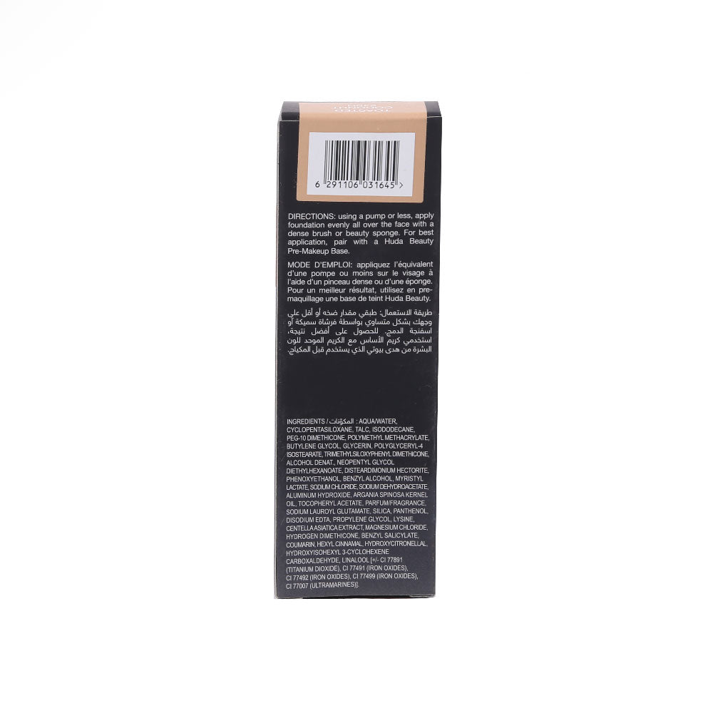 HUDA BEAUTY FOUNDATION TOASTED COCONUT 240 N PC