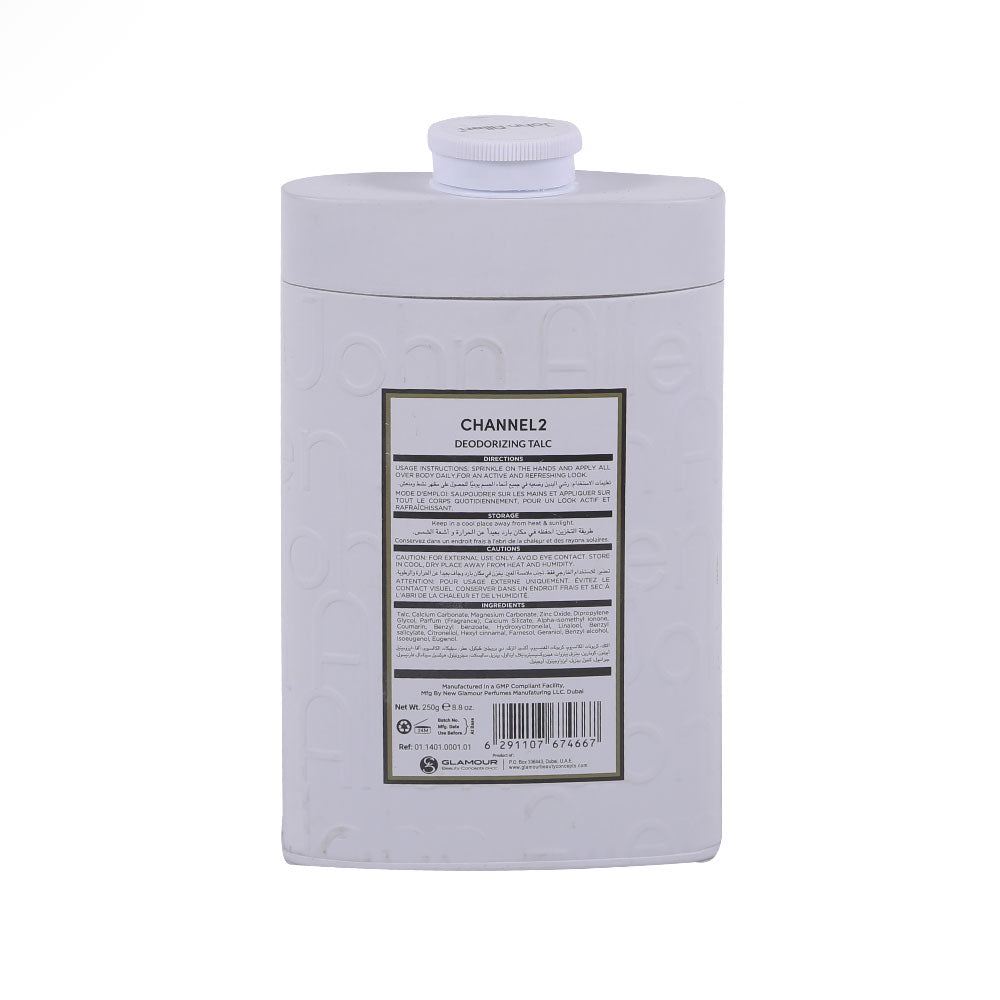 JOHN ALLEN TALCUM POWDER CHANNEL 2 250 GM