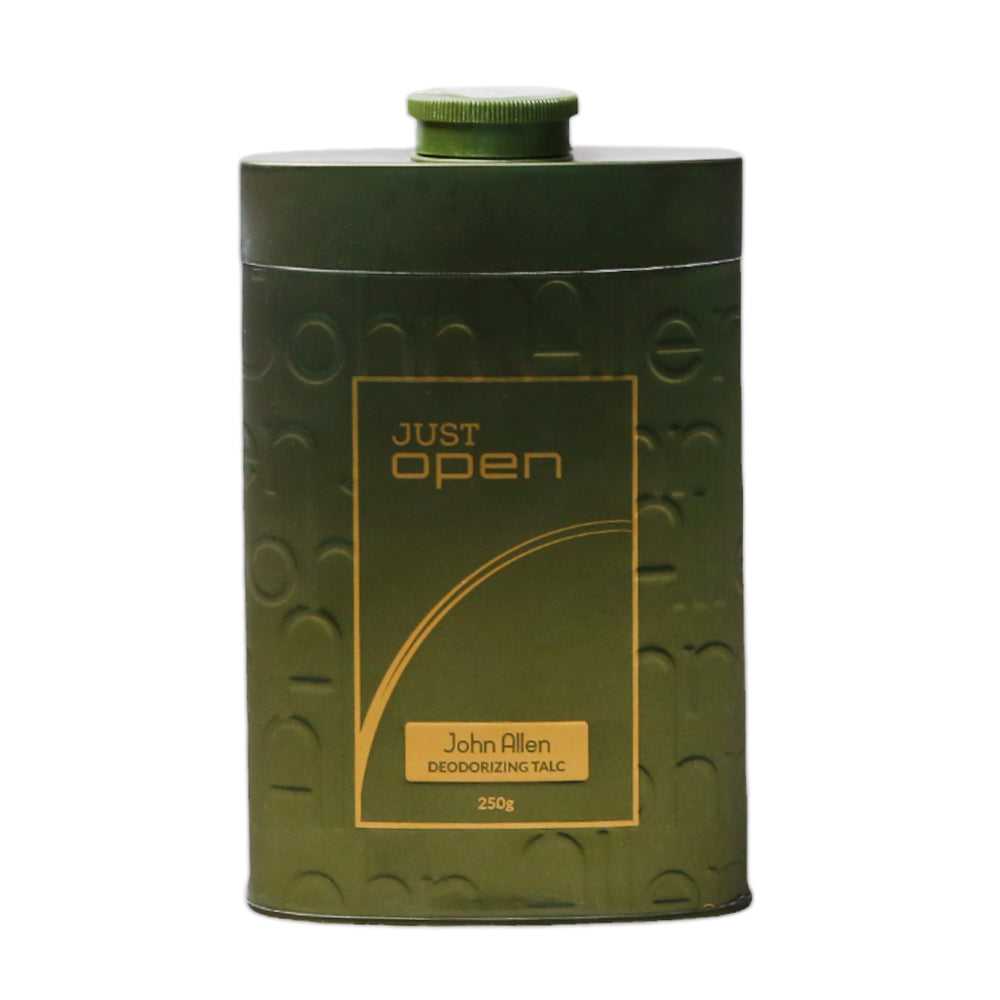 JOHN ALLEN TALCUM POWDER JUST OPEN 250 GM