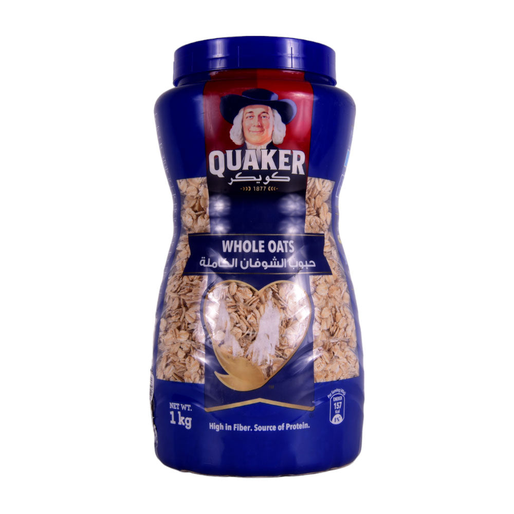 QUAKER WHOLE OATS HIGH IN FIBER 1KG