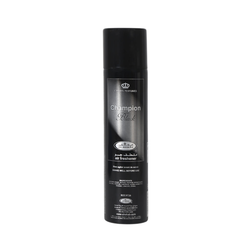 AL REHAB AIR FRESHNER CHAMPION BLACK 300 ML BASIC