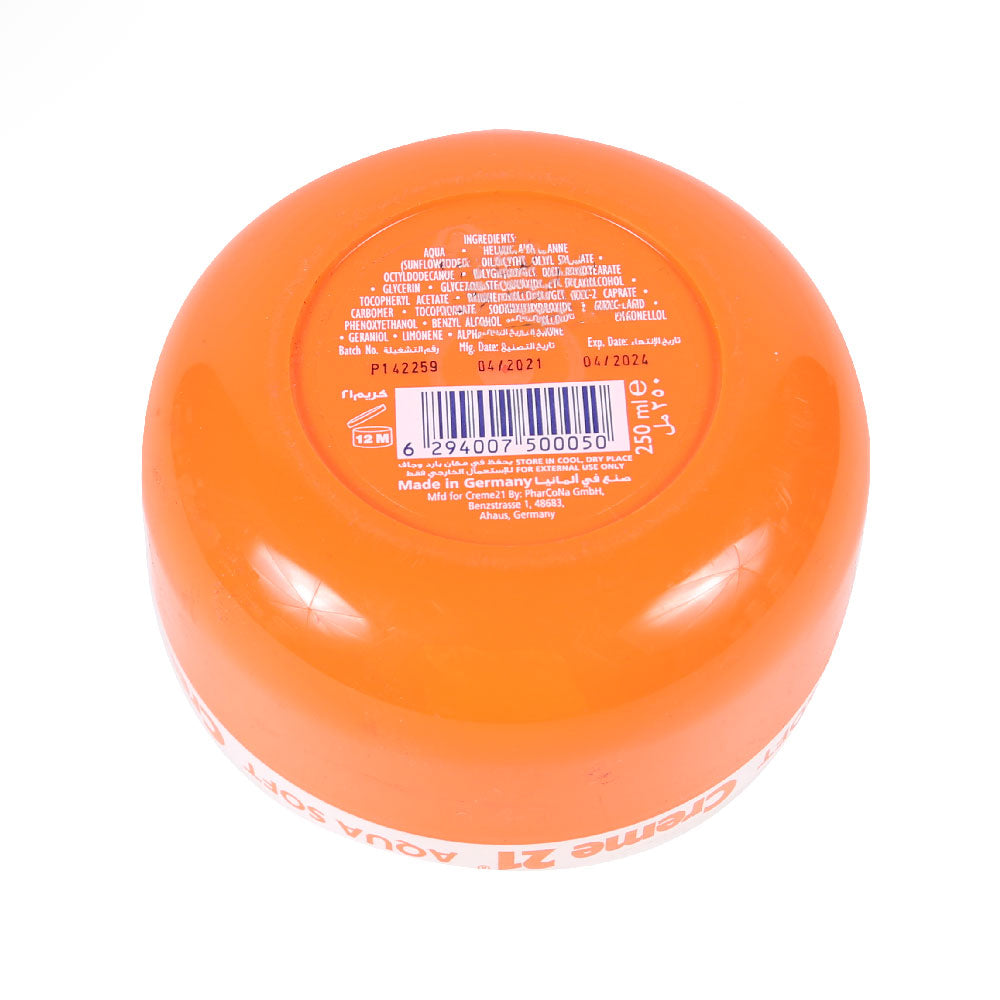 CREME 21 BODY CREAM AQUA SOFT NORMAL SKIN B5 250 ML