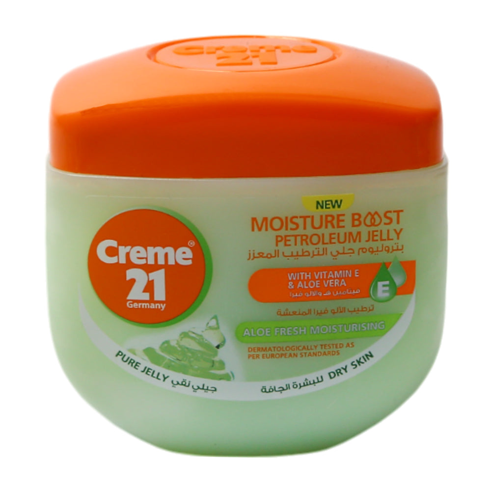 CREME 21 PETROLEUM JELLY ALOE FRESH MOISTURISING 300 ML