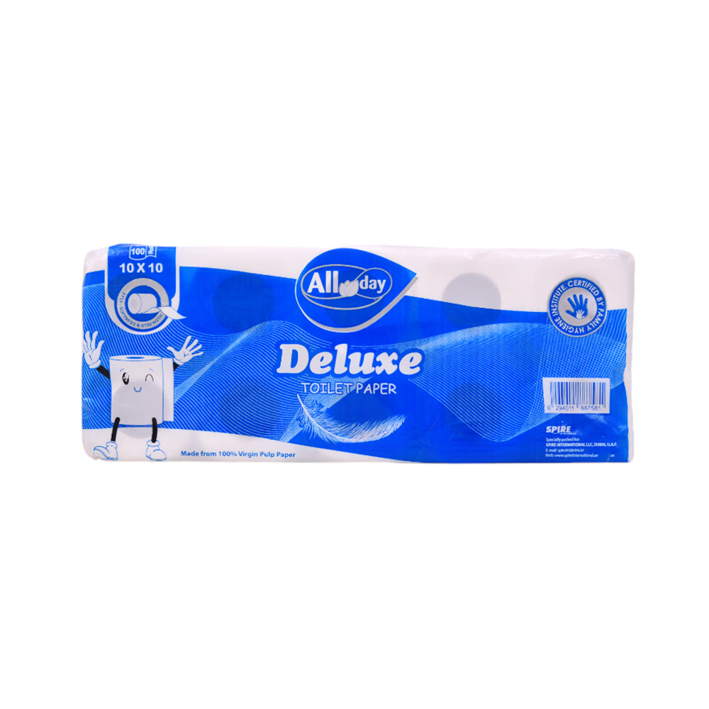 ALL DAY TOILET ROLL DELUXE 3PLY