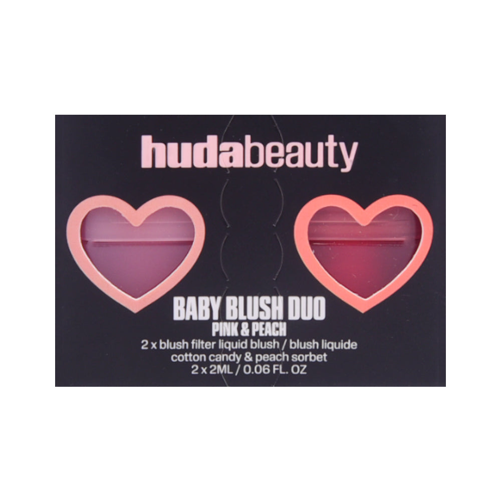 HUDA BABY BLUSH DUO PINK & PEACH 2ML