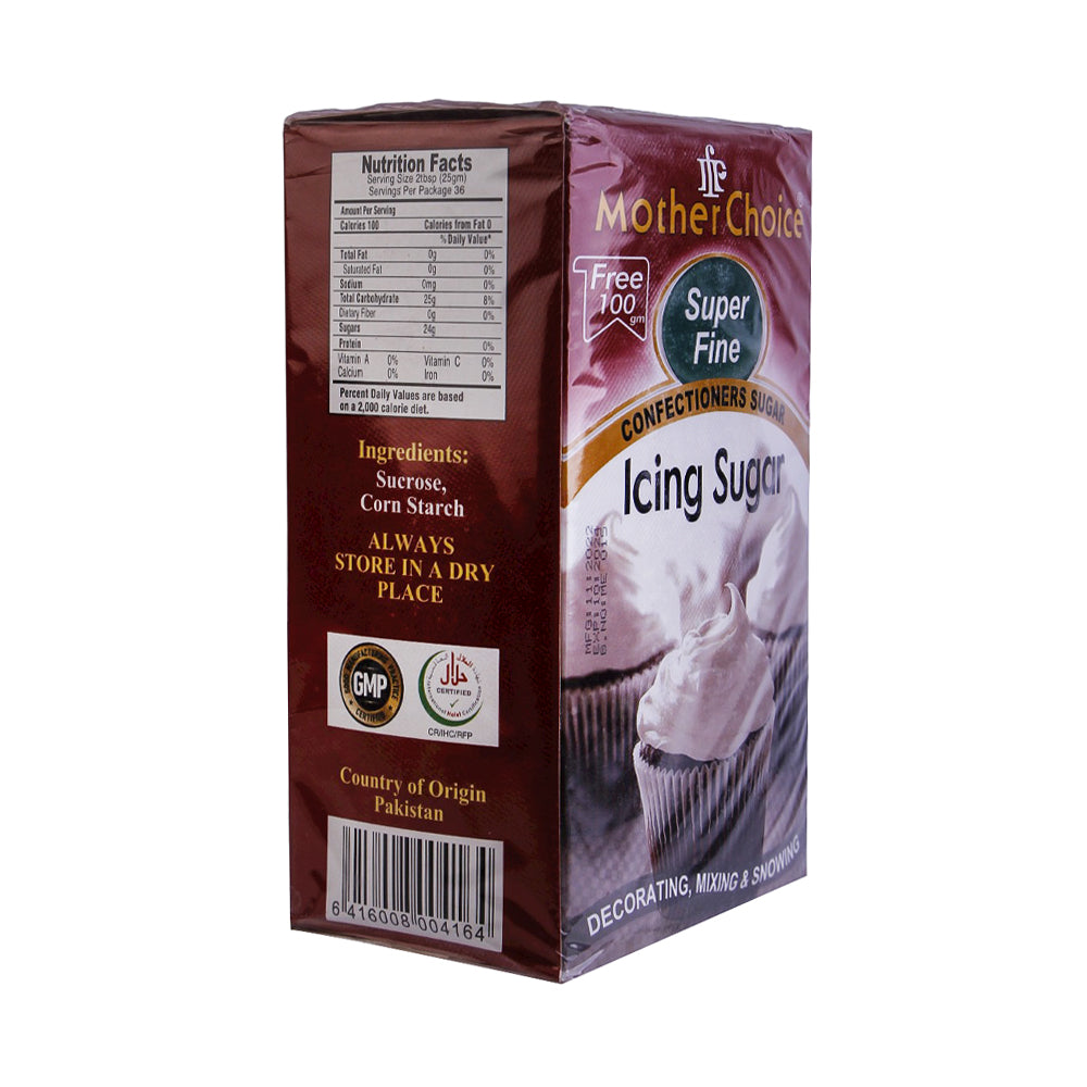 MOTHER CHOICE ICING SUGAR 900 GM