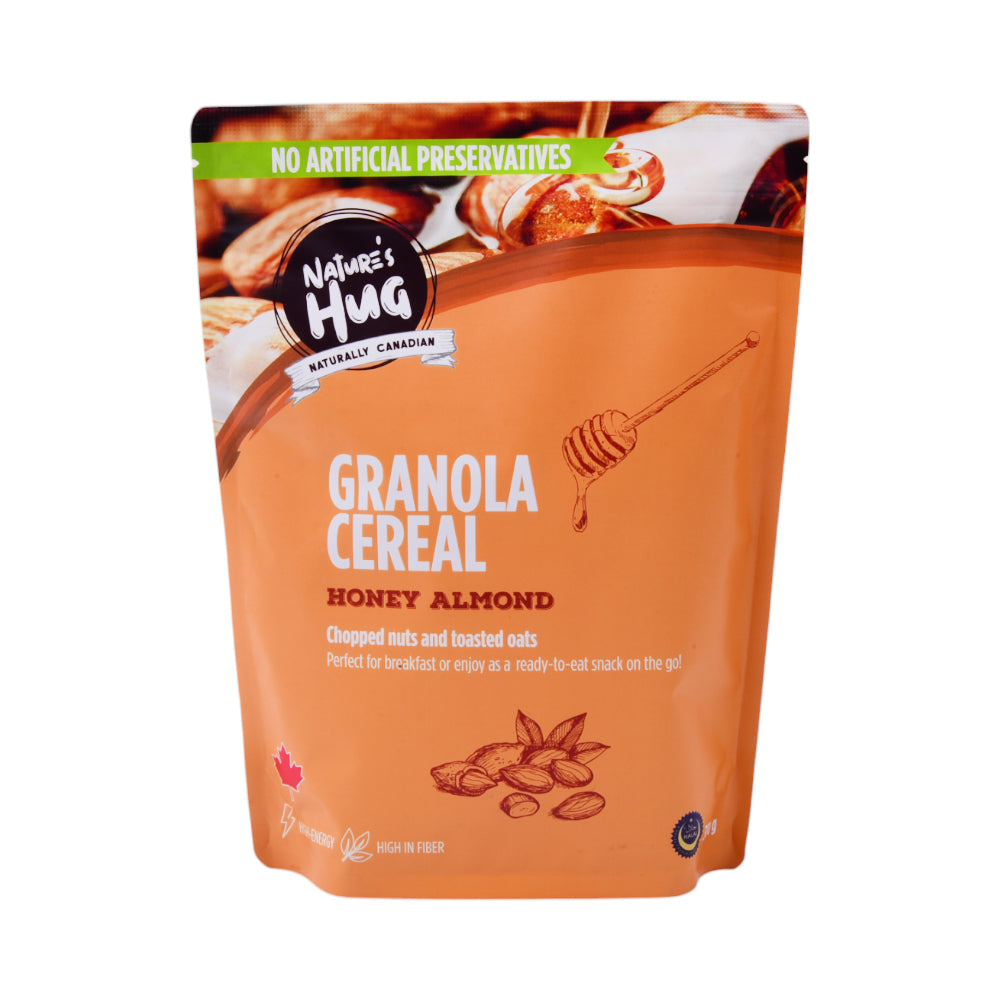 N HUG GRANOLA HONEY ALMOND CEREAL 330 GM