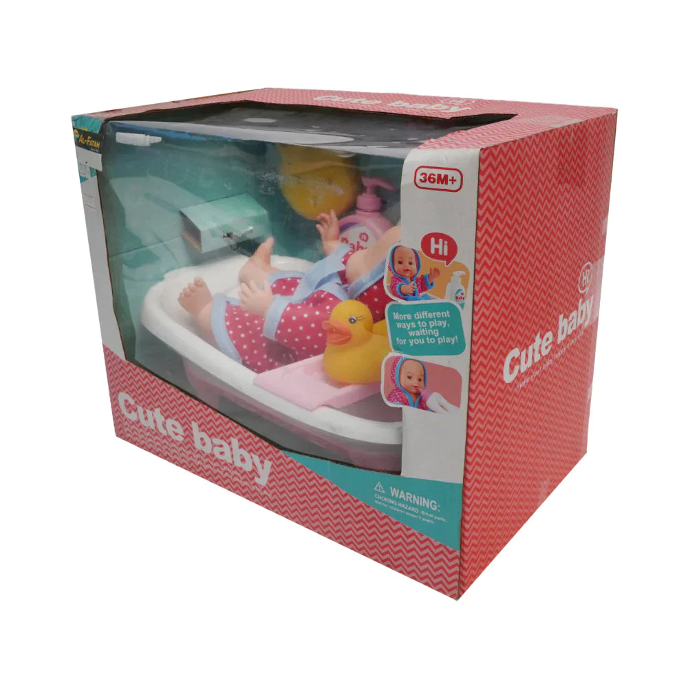0912SW-3 CUTE BABY WITH BATH ACCES (3+ YEAR)