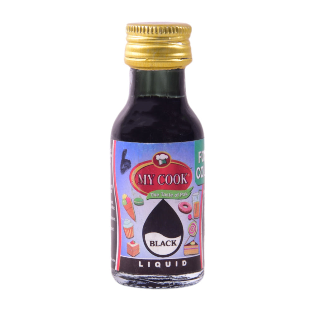 MY COOK BLACK LIQUID FOOD COLOR 28 ML