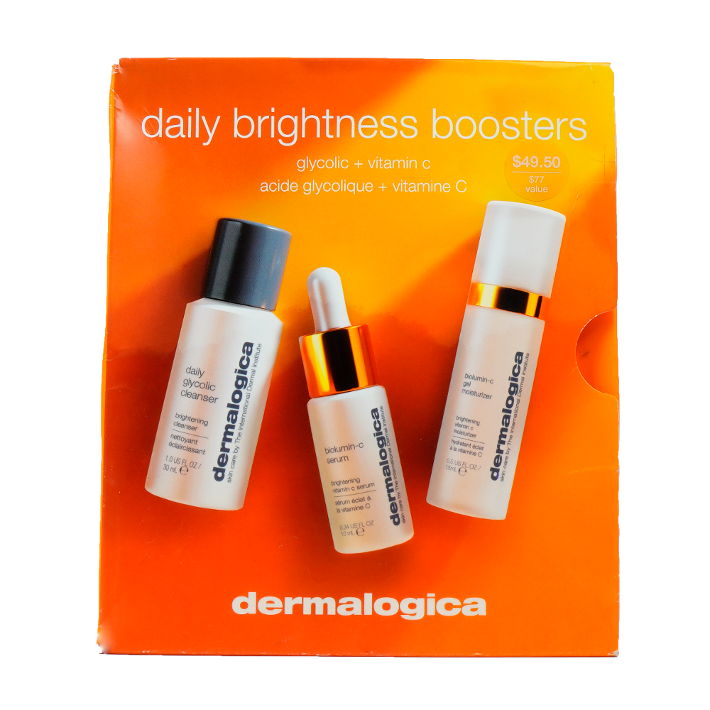 DERMALOGICA DAILY BRIGHTNESS BOOSTERS GLYCOLIC VITAMIN C SET