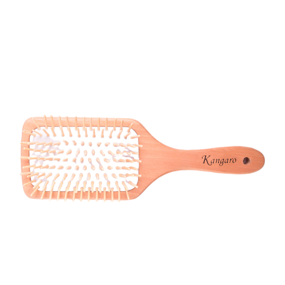 KANGAROO HAIR BRUSH WOOD 8686