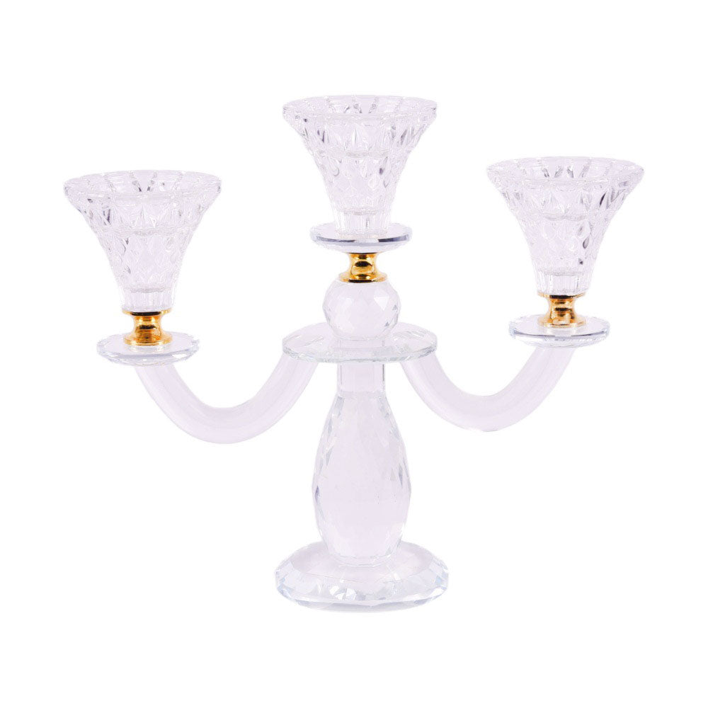 CANDLE STAND CRYSTAL IR H347A