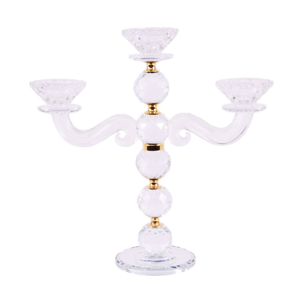 CANDLE STAND CRYSTAL IR H326N-4