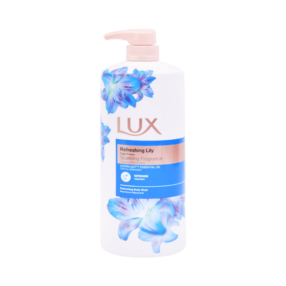 LUX SHOWER GEL REFRESHING LILY SPARKLING FRAGRANCE PUMP 1LTR
